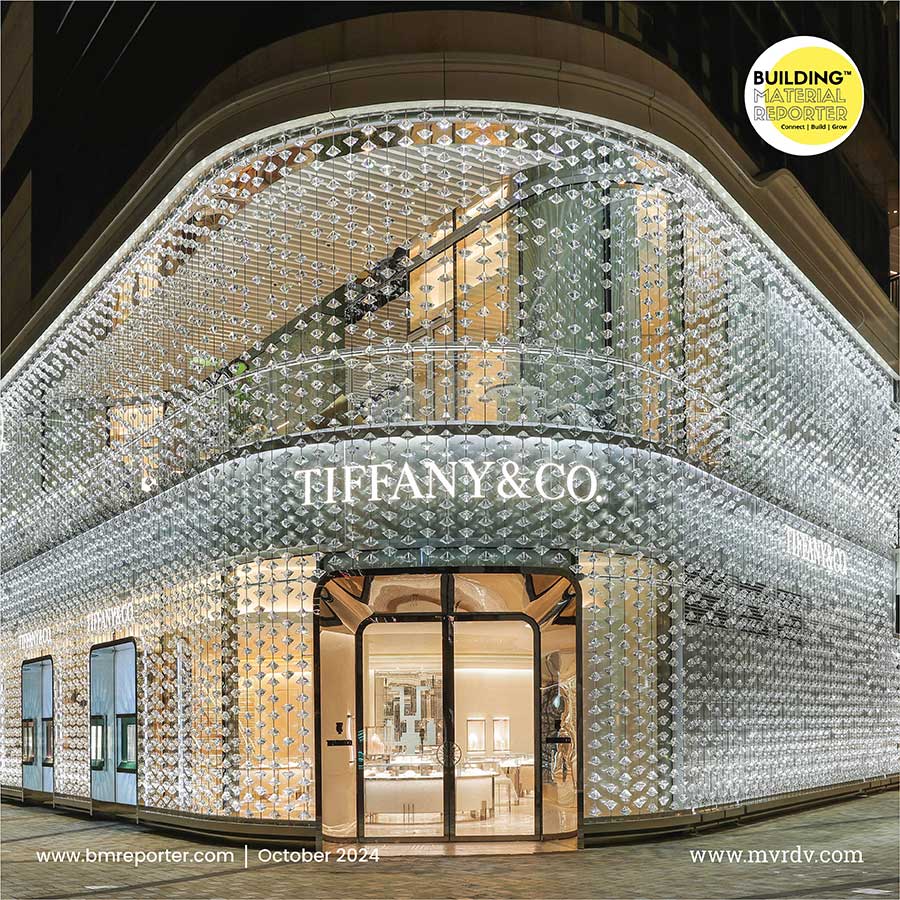 Sustainable Luxury of Tiffany & Co. Store with Glass Diamond Facade