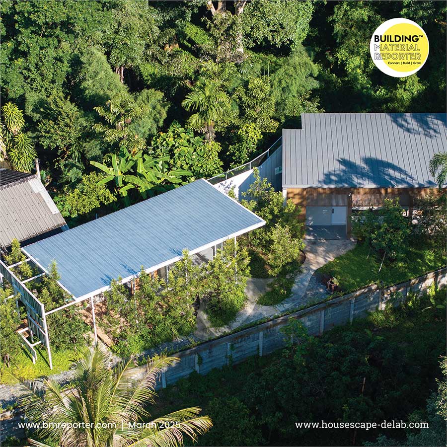 An Eco-Friendly House Designed with Recycled Building Materials